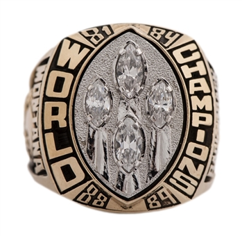 Joe Montana 1989 San Francisco 49ers Super Bowl Championship Ring (Prototype)